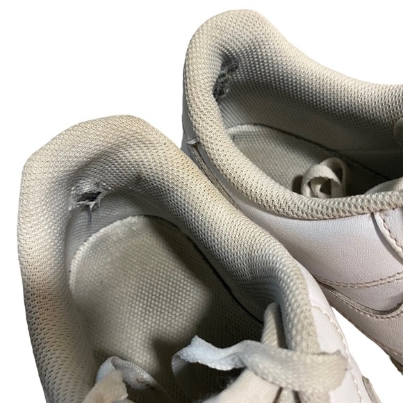 Nike Air Force 1 Low Athletic Shoes Women's Size 8 Triple White 315115-112 - Picture 5 of 13